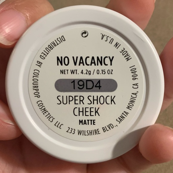 2/$15 Colourpop Super Shock Cheek “No Vacancy” - Picture 3 of 3